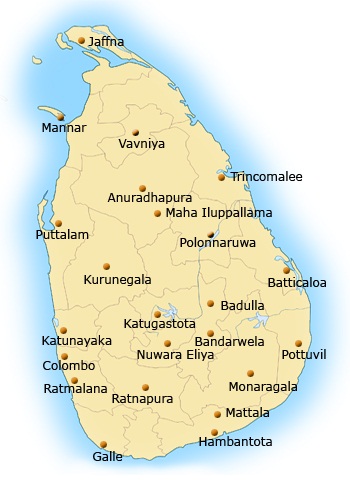 Sri Lanka Map